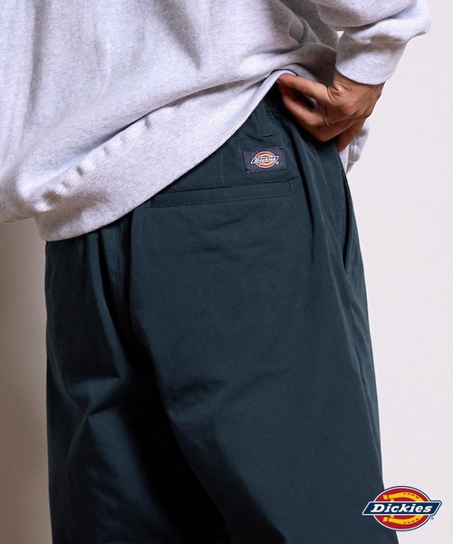 Dickies/ディッキーズ T/Cツイル ワンタックテーパードイージーパンツ