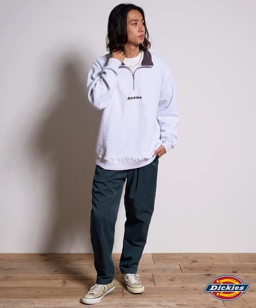 Dickies(ディッキーズ)の「Dickies/ディッキーズ T/Cツイル ワンタックテーパードイージーパンツ(チノパンツ・メンズ・カーキ/ブラック/ベージュ/ネイビー・M/XL/L)」の15枚目の写真