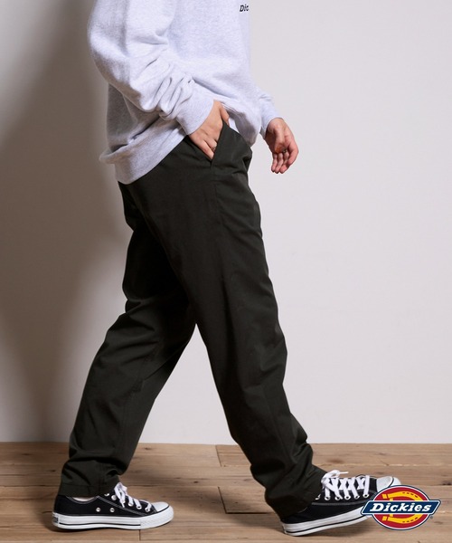 Dickies/ディッキーズ T/Cツイル ワンタックテーパードイージーパンツ