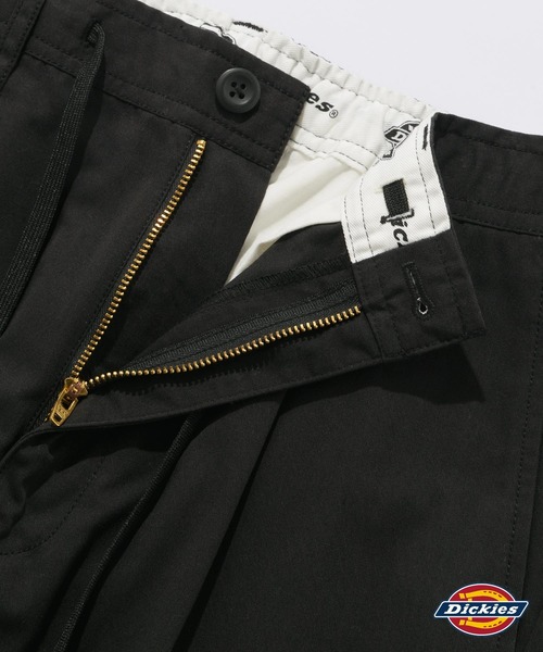 Dickies(ディッキーズ)の「Dickies/ディッキーズ T/Cツイル ワンタックテーパードイージーパンツ(チノパンツ・メンズ・カーキ/ブラック/ベージュ/ネイビー・M/XL/L)」の14枚目の写真