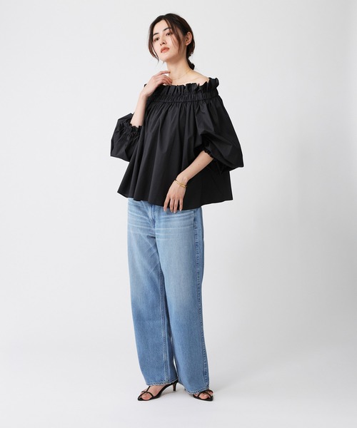 セール】ギャザーオフショルブラウス（シャツ/ブラウス）｜BABYLONE