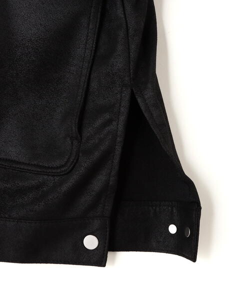 DANKE SCHON(ダンケシェーン)の「DankeSchon/ダンケシェーン/COVERALLS ECO SUEDE(カバーオール・メンズ・ブラック・M/L)」の14枚目の写真