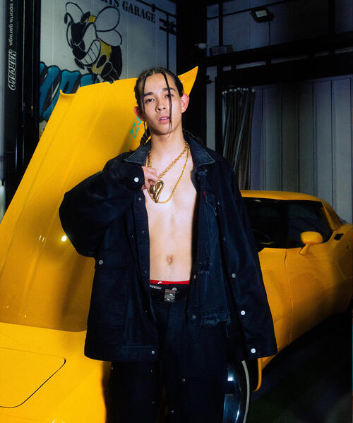 DANKE SCHON(ダンケシェーン)の「DankeSchon/ダンケシェーン/COVERALLS ECO SUEDE(カバーオール・メンズ・ブラック・M/L)」の1枚目の写真