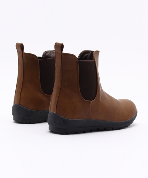 Noubel Voug Relax（ヌーベルヴォーグリラックス）の「Noubel Voug Relax(ヌーベル　ヴォーグ　リラックス)/サイドゴアブーツ(スムース素材　ゴム製アウトソール)（ブーツ・レディース・ブラウン/ダークブラウン/ボルドー/ブラック・M/S/LL/L）」の6枚目の写真