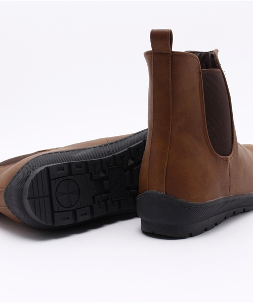 Noubel Voug Relax（ヌーベルヴォーグリラックス）の「Noubel Voug Relax(ヌーベル　ヴォーグ　リラックス)/サイドゴアブーツ(スムース素材　ゴム製アウトソール)（ブーツ・レディース・ブラウン/ダークブラウン/ボルドー/ブラック・M/S/LL/L）」の9枚目の写真