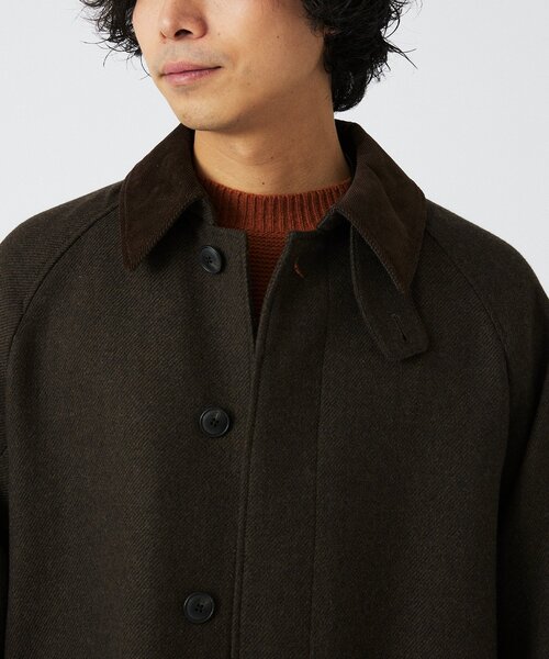 【セール】HIGH LAND WOOL オーバーサイズバルマカーンコート（ステンカラーコート）｜JOURNAL STANDARD relume（ジャーナルスタンダード レリューム）
