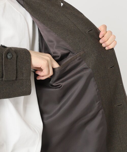 【セール】HIGH LAND WOOL オーバーサイズバルマカーンコート（ステンカラーコート）｜JOURNAL STANDARD relume（ジャーナルスタンダード レリューム）