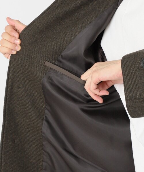 【セール】HIGH LAND WOOL オーバーサイズバルマカーンコート（ステンカラーコート）｜JOURNAL STANDARD relume（ジャーナルスタンダード レリューム）