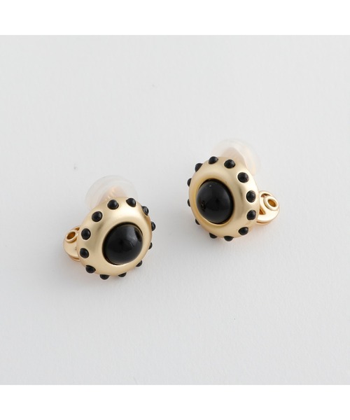 JewCas ブラックドット２WAYCayenne dot black エアフィットイヤリング[JC4759]（イヤリング）｜JewCas（ジュアキャス）