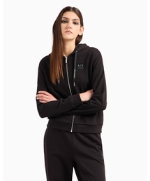 ARMANI EXCHANGE | 【A|X アルマーニ エクスチェンジ】ADE AXロゴパッチ ジップアップスウェットパーカー(スウェット)