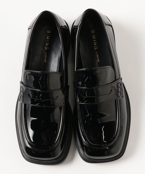 B:MING by BEAMS（ビーミングバイビームス）の「スクエア ローファー（ローファー・レディース・ブラック/ブラウン・22.5cm/23.5cm/24.5cm）」の9枚目の写真