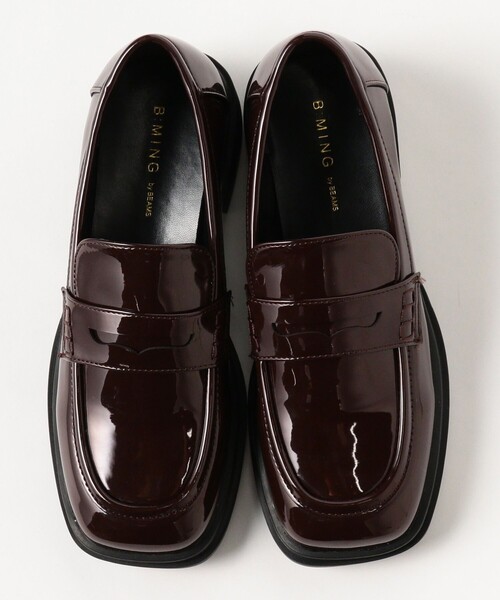 B:MING by BEAMS（ビーミングバイビームス）の「スクエア ローファー（ローファー・レディース・ブラック/ブラウン・22.5cm/23.5cm/24.5cm）」の14枚目の写真