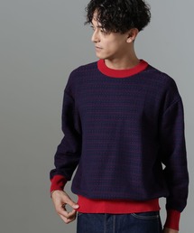「NJ/CLUB」HOMESTOCK ジャガードニット