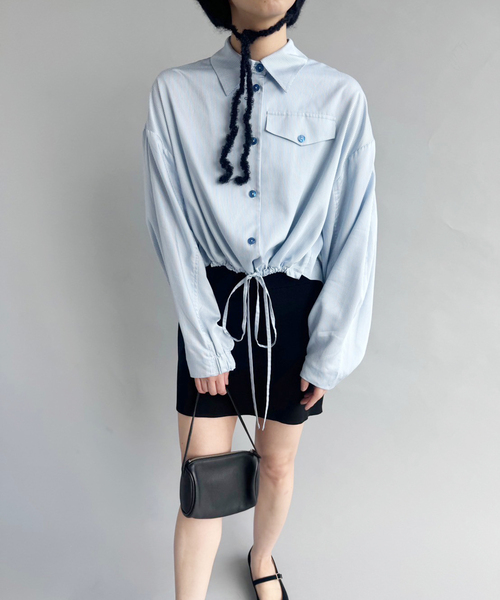 BAUM UND PFERDGARTEN(バウムウンドヘルガーデン)の「【BAUM UND PFERDGARTEN/バウム ウンド ヘルガーデン】シャツ(シャツ/ブラウス・レディース・サックスブルー・32)」の3枚目の写真
