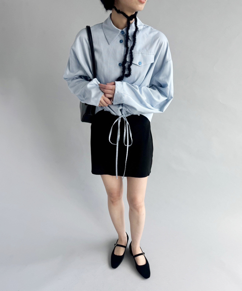 BAUM UND PFERDGARTEN(バウムウンドヘルガーデン)の「【BAUM UND PFERDGARTEN/バウム ウンド ヘルガーデン】シャツ(シャツ/ブラウス・レディース・サックスブルー・32)」の6枚目の写真