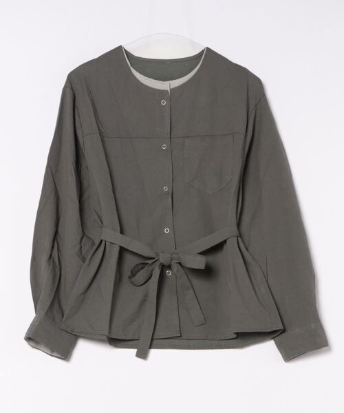 24ss美品✨ プラージュ ブラウス シルク混 バックボタン