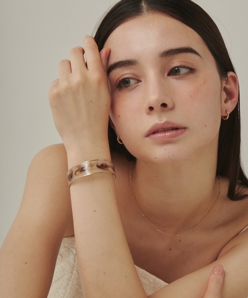 ciite'（シーテ）の「シャイニーマーブル ブレスレット（バングル/リストバンド・レディース・ゴールド/シルバー・FREE）」の6枚目の写真