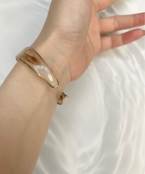 ciite'（シーテ）の「シャイニーマーブル ブレスレット（バングル/リストバンド・レディース・ゴールド/シルバー・FREE）」の13枚目の写真