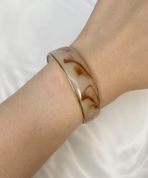 ciite'（シーテ）の「シャイニーマーブル ブレスレット（バングル/リストバンド・レディース・ゴールド/シルバー・FREE）」の14枚目の写真