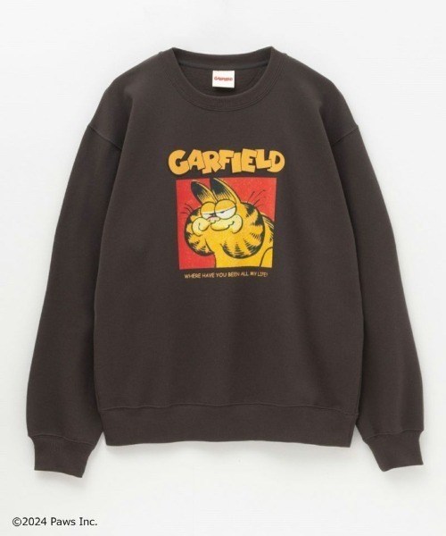 Mac-House（マックハウス）の「【別注限定展開】ガーフィールドスウェットプルオーバー（スウェット・メンズ・グレイッシュベージュ/アッシュグレー/チャコールグレー・M/L/XL）」の8枚目の写真