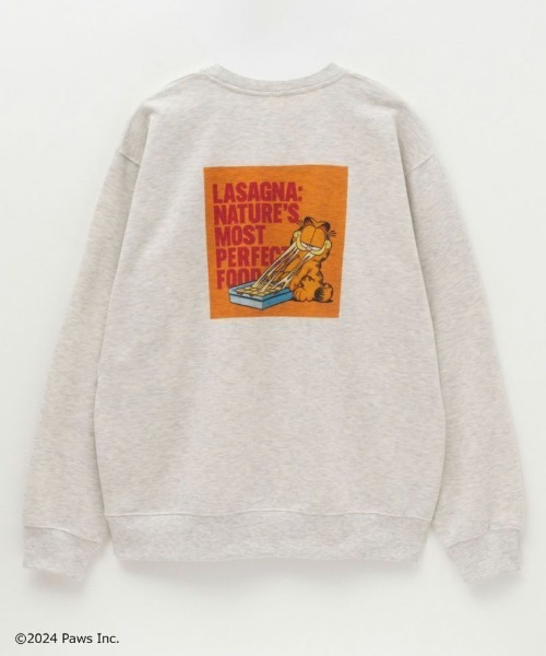 Mac-House（マックハウス）の「【別注限定展開】ガーフィールドスウェットプルオーバー（スウェット・メンズ・グレイッシュベージュ/アッシュグレー/チャコールグレー・M/L/XL）」の5枚目の写真