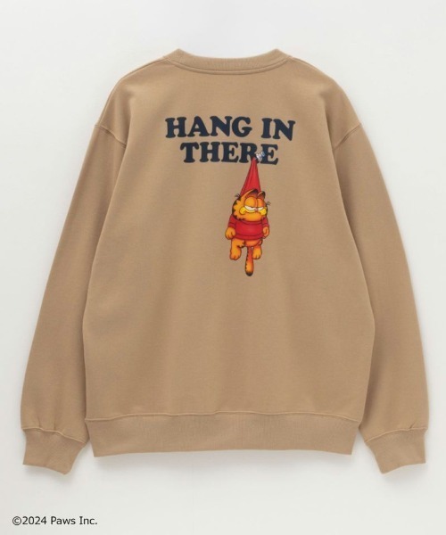 Mac-House（マックハウス）の「【別注限定展開】ガーフィールドスウェットプルオーバー（スウェット・メンズ・グレイッシュベージュ/アッシュグレー/チャコールグレー・M/L/XL）」の12枚目の写真