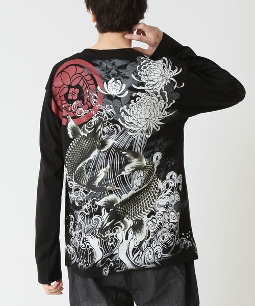 フレームデザイン 長袖カットソー MAISON KITSUNE メゾンキツネ クルーネック長袖カットソー BOLD