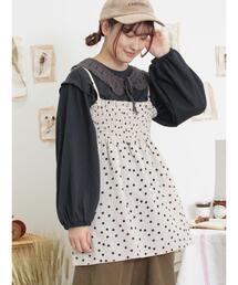 Samansa Mos2 | ◎シャーリングキャミチュニック(チュニック)