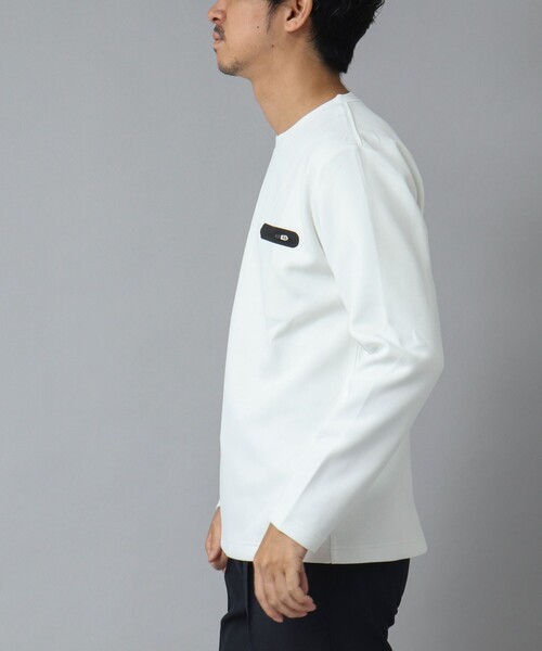 NOLLEY’S（ノーリーズ）の「【ACTIVE SECT】《限定展開 / 吸水速乾 / 抗菌防臭》シーリングポケットロンT（スウェット・メンズ・ホワイト/ブラック/ダークネイビー・S/L/M/XL）」の16枚目の写真