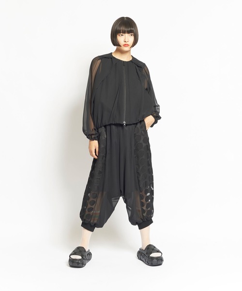 gomme（ゴム）の「ブラックライン　ローパンツ（その他パンツ・レディース・ブラック・MEDIUM）」の3枚目の写真