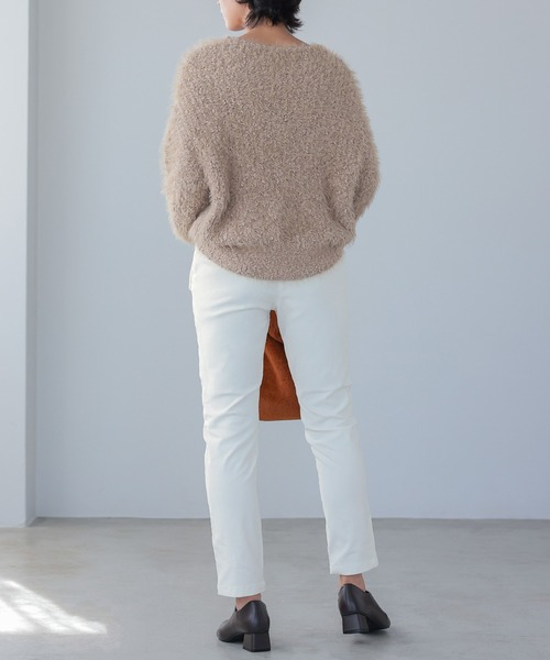 itto...(イット)の「あったかフェイクダウンパンツ(その他パンツ・レディース・オフホワイト/ブラック/ネイビー・M/L)」の16枚目の写真
