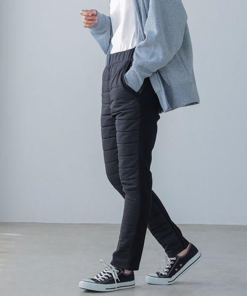 itto...(イット)の「あったかフェイクダウンパンツ(その他パンツ・レディース・オフホワイト/ブラック/ネイビー・M/L)」の13枚目の写真