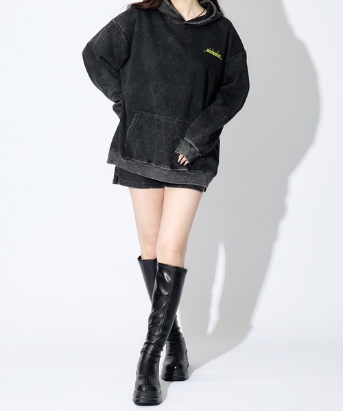 mindseeker(マインドシーカー)の「Small Logo Light Hoodie(パーカー・メンズ・グレー/ブラック/パープル・M/XL/L)」の6枚目の写真