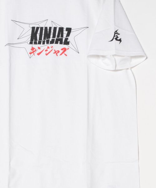 ARCHIVER(アーカイバ)の「【KINJAZ】Graphic T(Tシャツ/カットソー・メンズ・ホワイト/ブラック・LARGE/MEDIUM)」の4枚目の写真