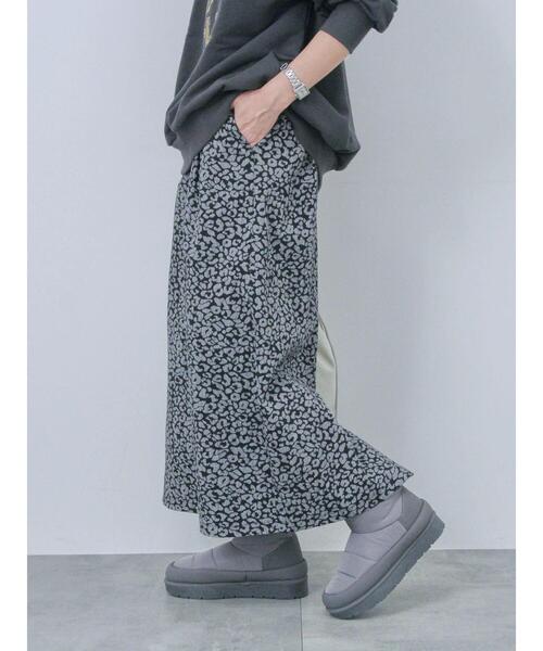 Samansa Mos2 blue（サマンサモスモスブルー）の「裏起毛厚底ブーツ（ドレスシューズ・レディース・グレー/ブラック/ライトベージュ・L/M）」の8枚目の写真