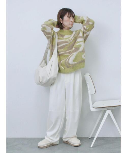 Samansa Mos2 blue（サマンサモスモスブルー）の「裏起毛厚底ブーツ（ドレスシューズ・レディース・グレー/ブラック/ライトベージュ・L/M）」の20枚目の写真