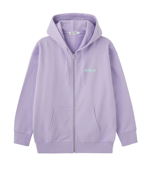 EXTENDED ICING LOGO ZIP UP HOODIE（パーカー）｜MILKFED