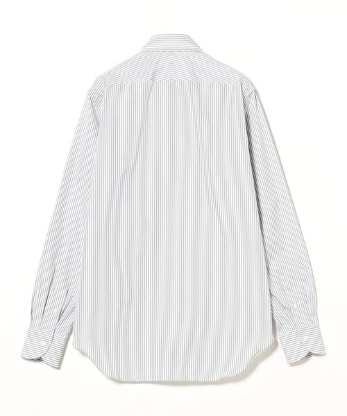 BEAMS F(ビームスエフ)の「コットン ライトグレー ロンドンストライプ タブカラーシャツ(シャツ/ブラウス・メンズ・ライトグレー・42/40/43/41/39/38/37)」の6枚目の写真