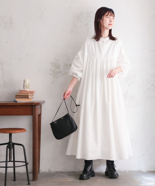 soulberry(ソウルベリー)の「シロフクロウのワンピース(ワンピース・レディース・ホワイト・M/L/LL/3L)」の6枚目の写真