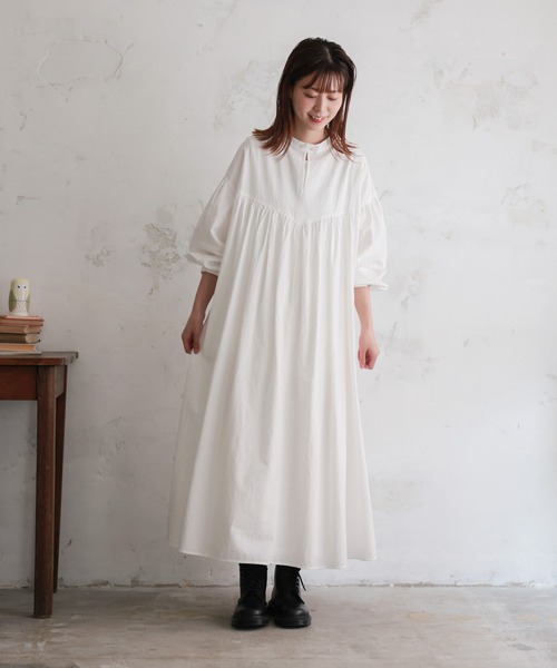 soulberry(ソウルベリー)の「シロフクロウのワンピース(ワンピース・レディース・ホワイト・M/L/LL/3L)」の14枚目の写真