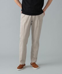 ballaholic シアサッカールーズパンツ　ブラウン M's】EASY TUCK TROUSERS SEERSUCKER/イージータック トラウザー