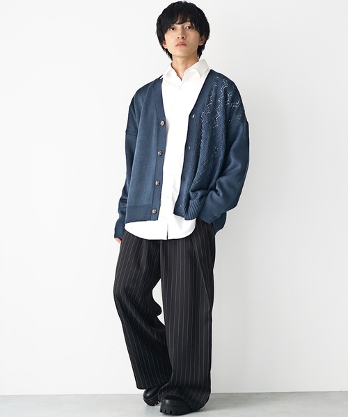 MinoriTY】アシンメトリーレースカーディガン（カーディガン/ボレロ