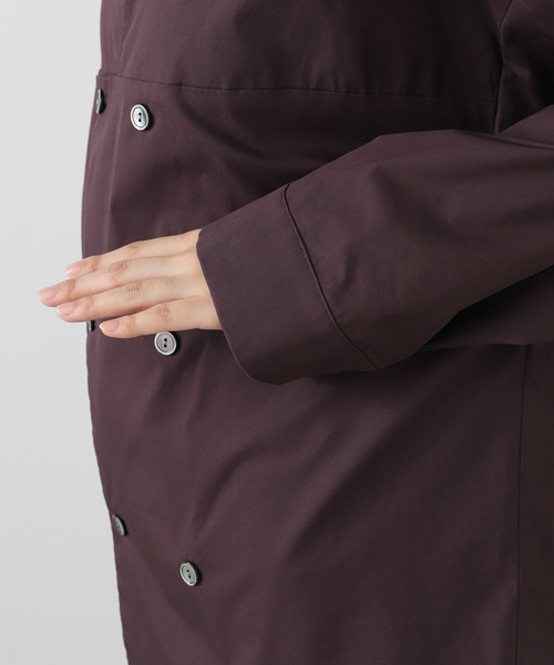 MIOSMOKEY（MIOSMOKEY）の「MIOSMOKEY SAILOR SHIRT 242ST001：シャツ（シャツ/ブラウス・レディース・パープル・MEDIUM）」の9枚目の写真