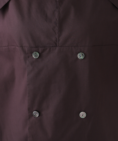 MIOSMOKEY（MIOSMOKEY）の「MIOSMOKEY SAILOR SHIRT 242ST001：シャツ（シャツ/ブラウス・レディース・パープル・MEDIUM）」の10枚目の写真