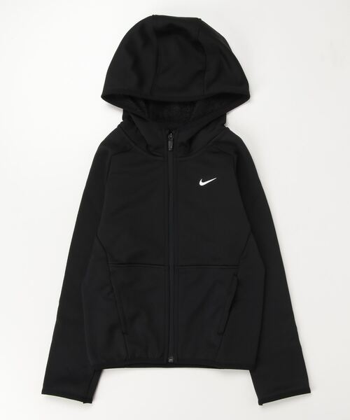 NIKE（ナイキ）の「ナイキ NIKE ナイキ YTH ガールズ NSW コージー プルオーバー L/S フーディ（パーカー・キッズ・ブラック/ダークグリーン・130cm/140cm/150cm/160cm）」の2枚目の写真