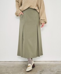 ≪セットアップ可≫ スリムトラぺーズロングスカート【2サイズ展開】