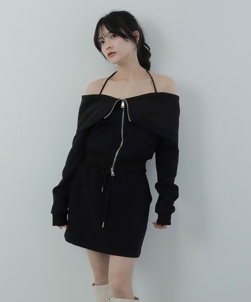 M DOLLY(エムドリー)の「Sweat mini skirt/スウェットミニスカート(スカート・レディース・ブラウン/グレー/ブラック・S/M/L)」の7枚目の写真