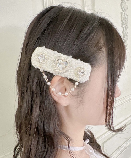 bonbonjour ♥ pippa ♥リボンヘアアクセサリー付き bonbonjour ♥ Pippa ♥リボンヘアアクセサリー付き