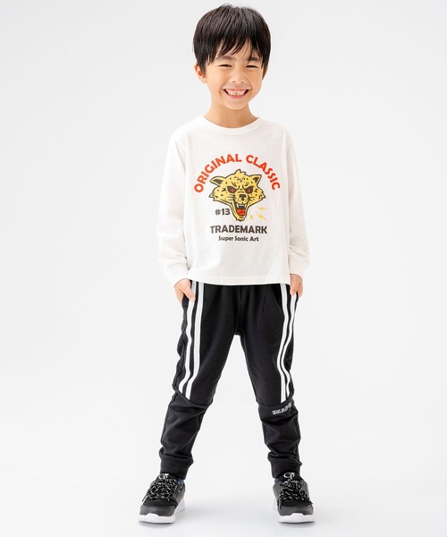 SKAPE（エスケープ）の「ｼﾞｮｶﾞｰﾊﾟﾝﾂ（スウェットパンツ・キッズ・ブラック/レッド/パープル・110cm/100cm/90cm/80ｃｍ/130cm/120cm）」の4枚目の写真