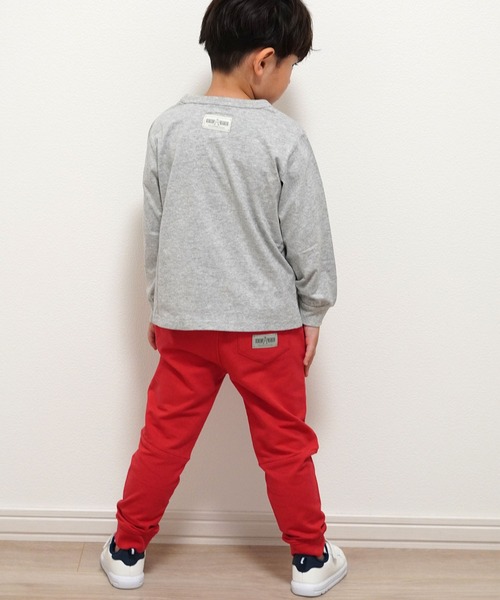 SKAPE（エスケープ）の「ｼﾞｮｶﾞｰﾊﾟﾝﾂ（スウェットパンツ・キッズ・ブラック/レッド/パープル・110cm/100cm/90cm/80ｃｍ/130cm/120cm）」の8枚目の写真